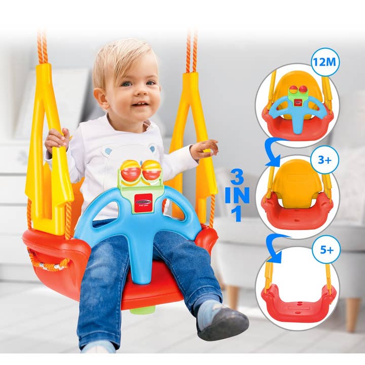 mhw24 - Wholesale Swing - Kids & Baby - Grow with me 3in1 red children's swing9