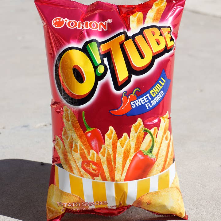 Important Exports Distribution - Wholesale Chips - Orion O!Tube Chips Sweet Chili Flavor - 115g