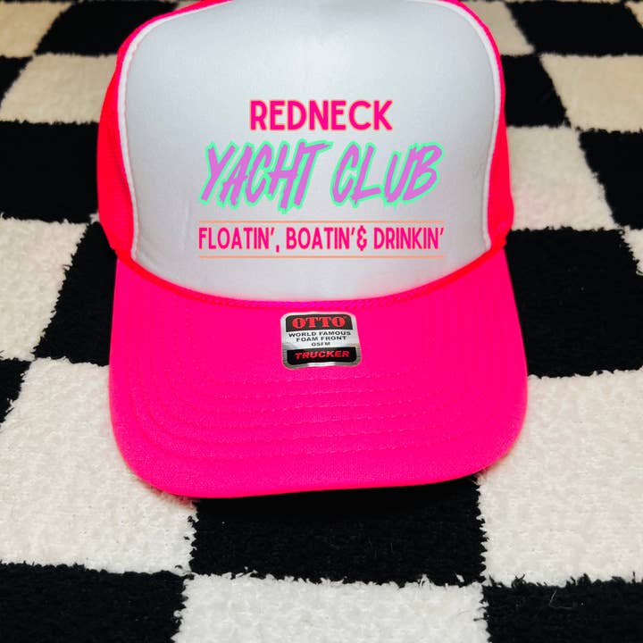 H+P Wholesale - Wholesale Trucker Hat - Women's - Redneck Yaht Club Trucker hat