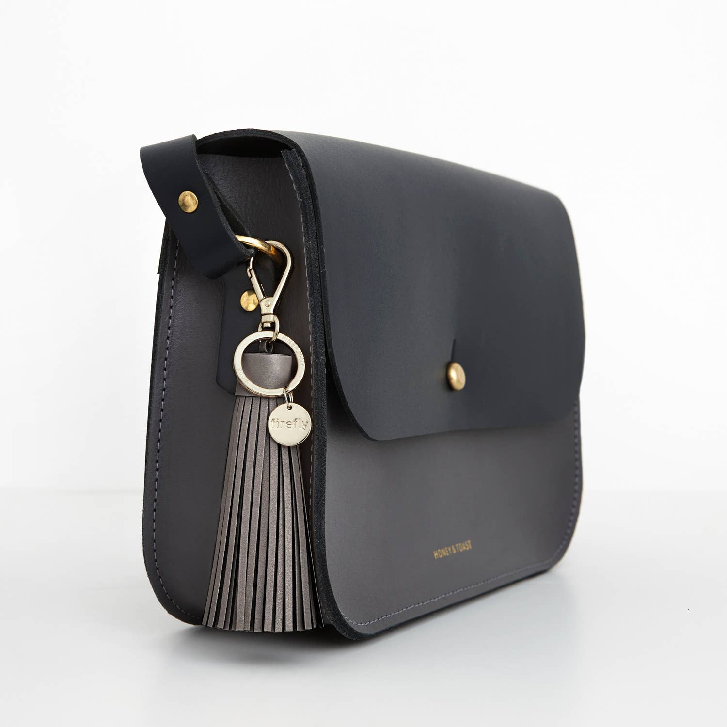 Firefly Reflectors - Vente Accessoire de sac – femme - Pompon réfléchissant doux - Charbon1