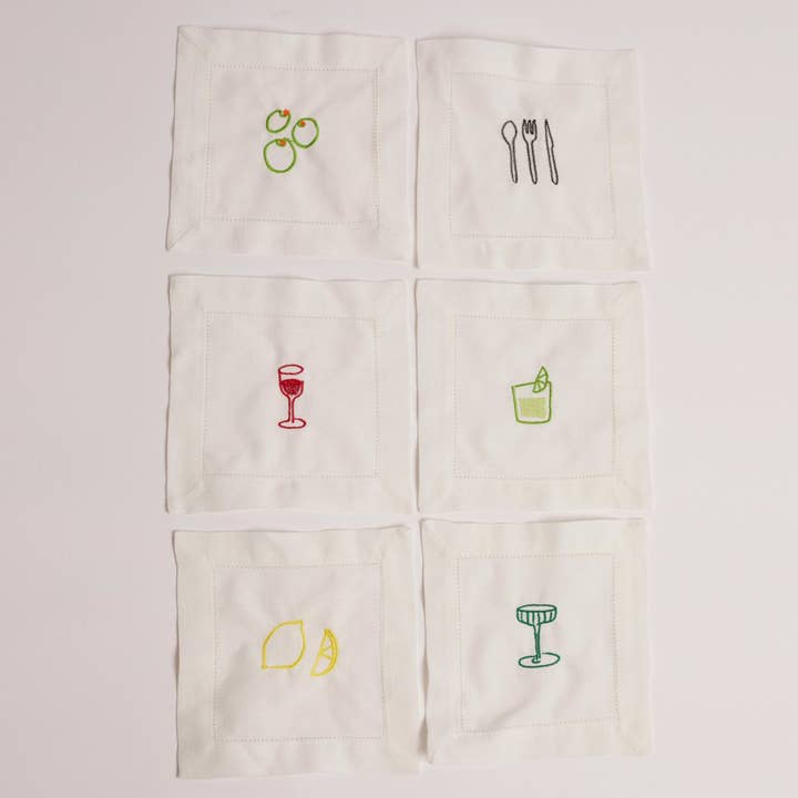 ‘Essential’ Cocktail Napkins for wholesale by Boujie