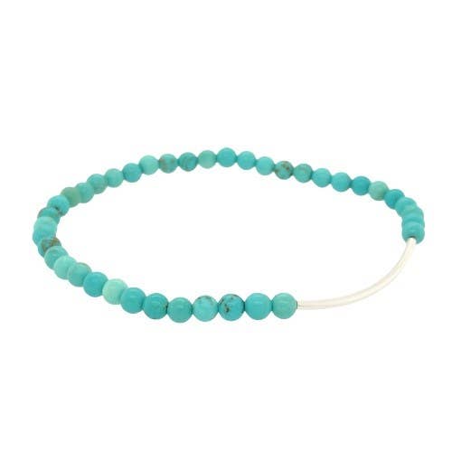 Tina Turquoise Bar Bracelet for wholesale by Essjai Accessories