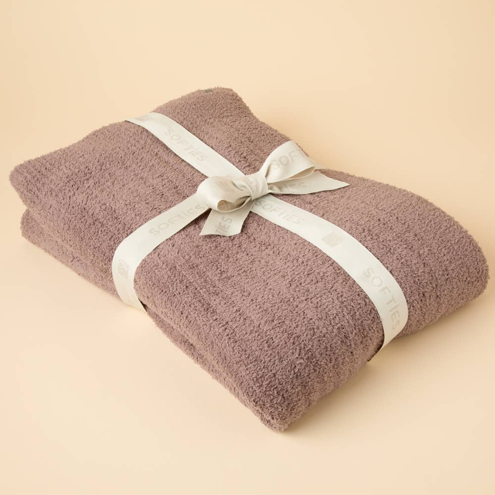 Softies – wholesale Throw blanket – Perfect Home Decor 50" x 70" Solid Rib Marshmallow Blanket8