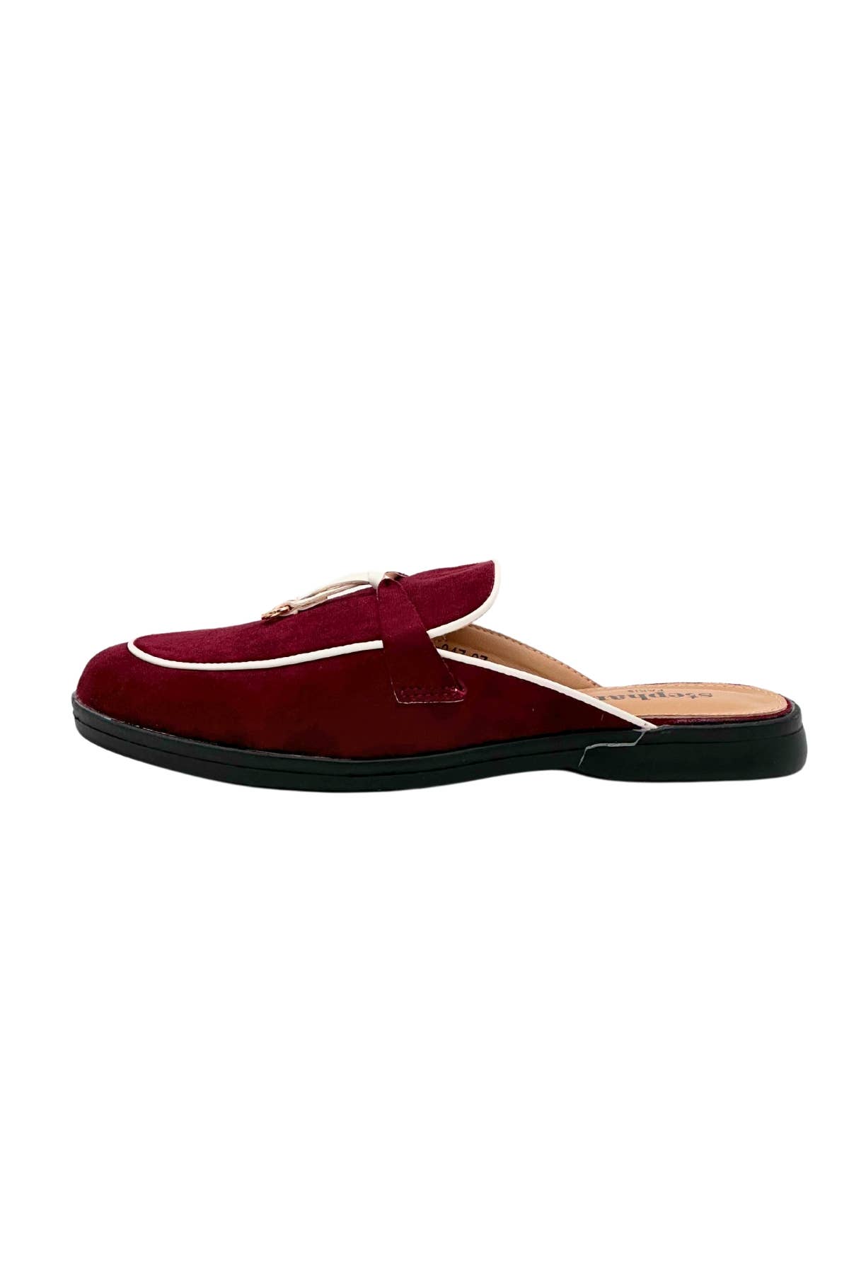 camel Suede mules with rope and metal detail QQ-247 for wholesale on Faire3