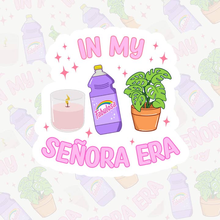 In my Señora Era Waterproof Stickers for wholesale by Konfetti & Co