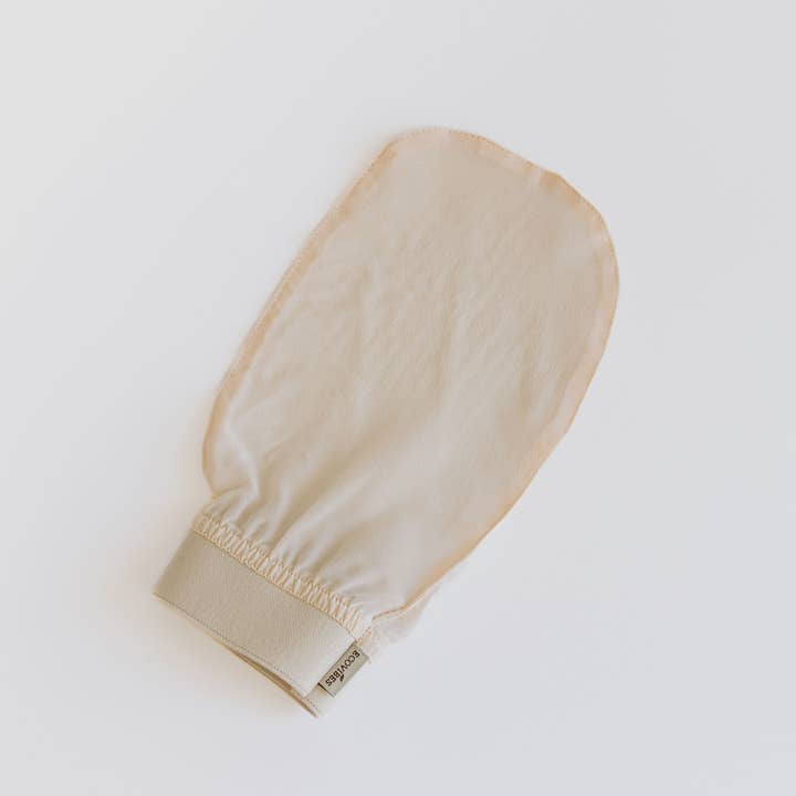Ecovibes Australia - Venta al por mayor Guantes/manoplas exfoliantes - Guante exfoliante de seda1