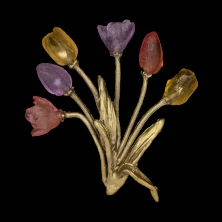 Tulip Dainty Brooch for wholesale by Michael Michaud