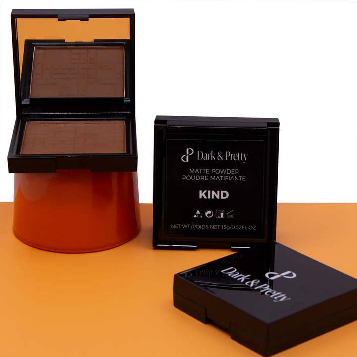 Dark & Pretty Matte Pressed Powder for wholesale by Prettykind Limited