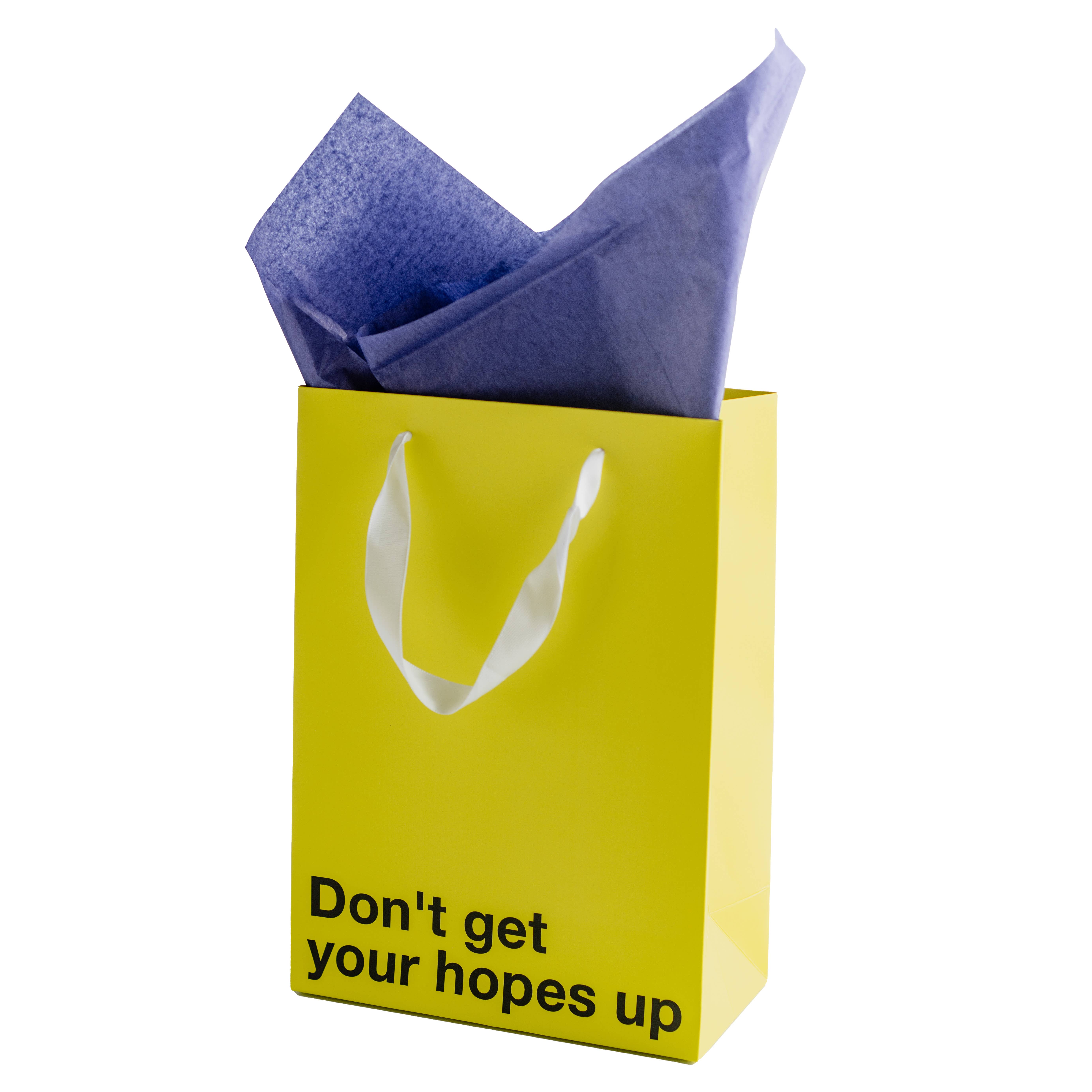 MilkToast Brands - Vendita all'ingrosso Buste regalo - Sacchetto regalo «Don't Get Your Hopes Up»5