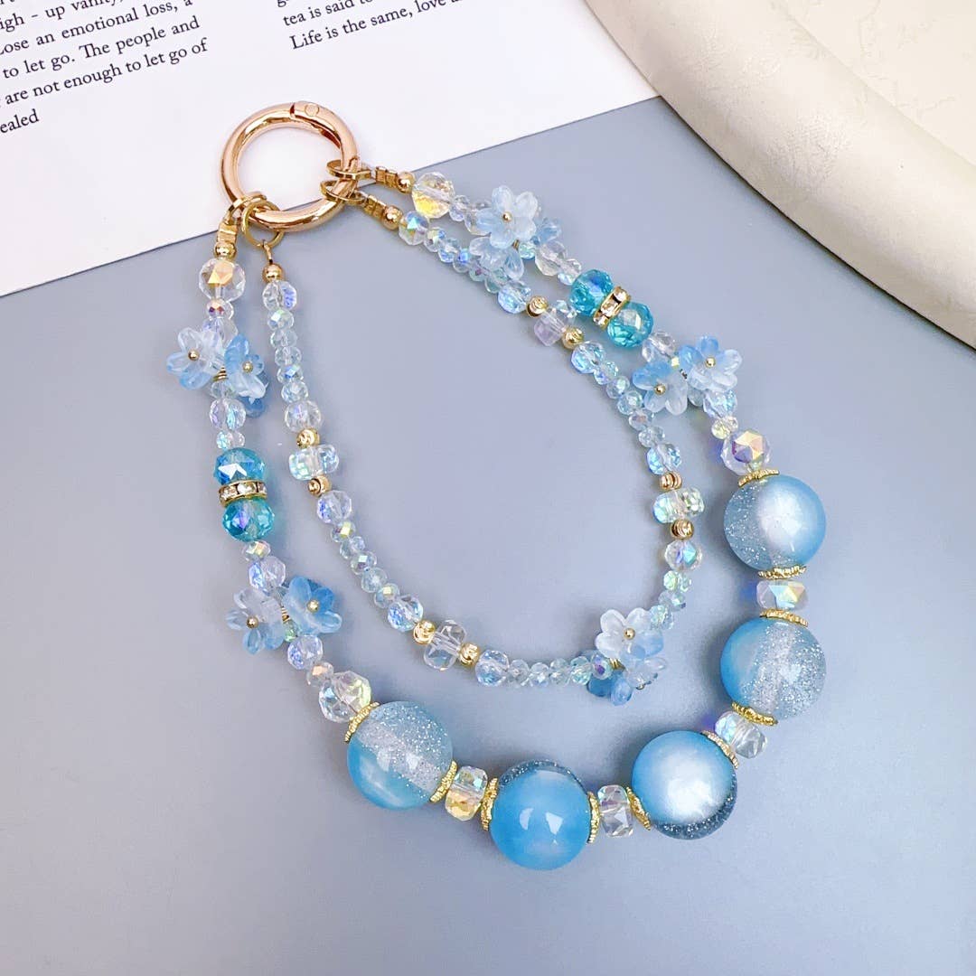 MKS America - Wholesale Individual Charm/Pendant - Fashionable Glass Bead Phone Case Bag Charms3