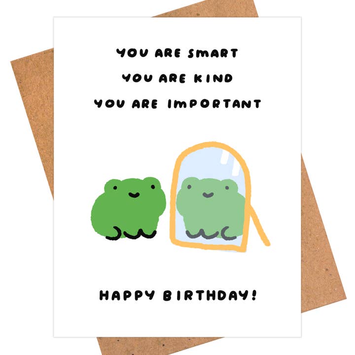 iej studio - Wholesale Birthday Card - You Are Important - Self Love Birthday Card