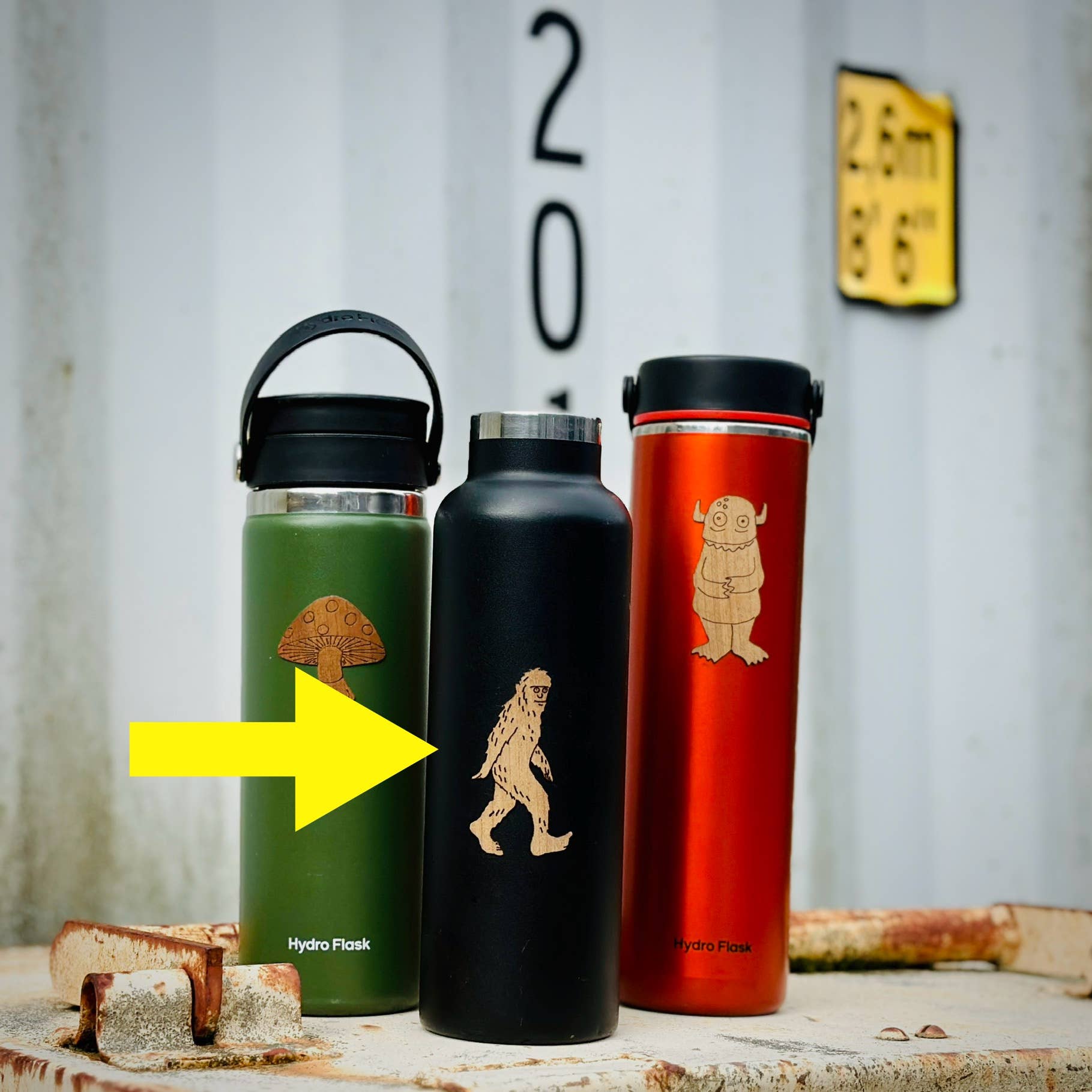 20 Leagues - Venta al por mayor Pegatina - Pegatina Madera Sasquatch1