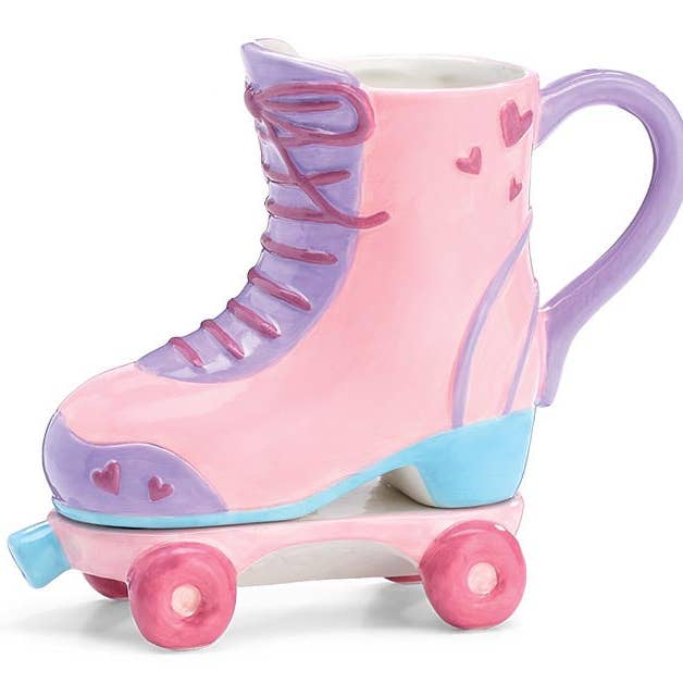 Dunn Deals - Wholesale Coffee Mug - VALENTINE ROLLER SKATE SHAPE MUG0