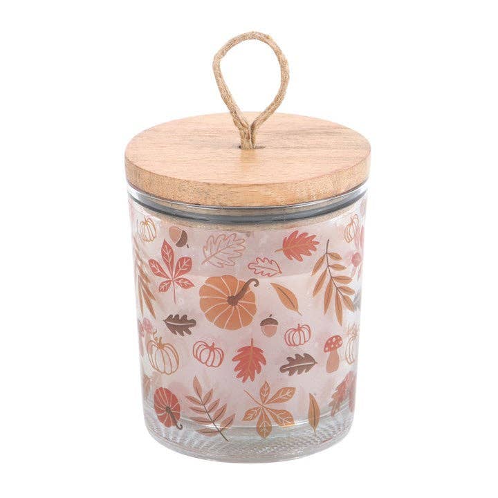 Something Different Wholesale - Wholesale Jar/Filled Candle - Autumn Leaves Warm Vanilla Fall Candle