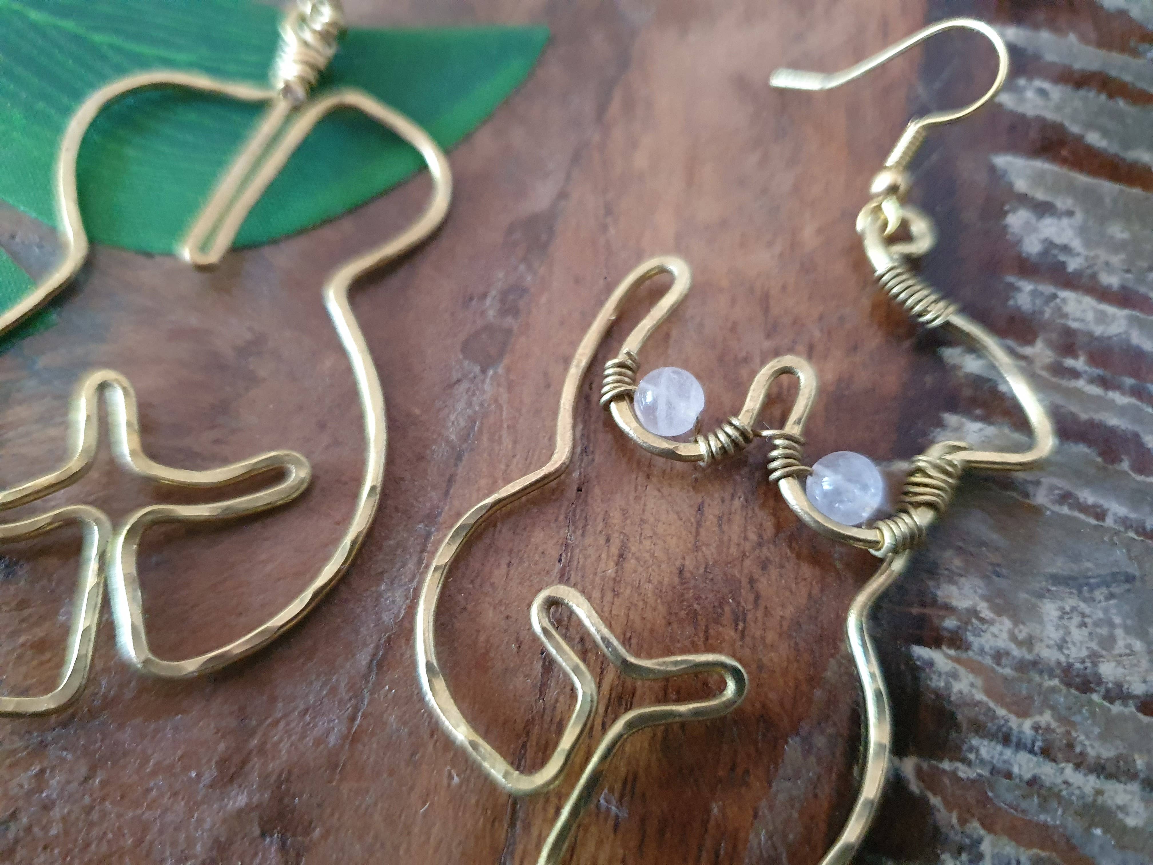 Jasper Rocks - Wholesale Dangle Earrings - Lady Goddess female nude queen crystal earrings1