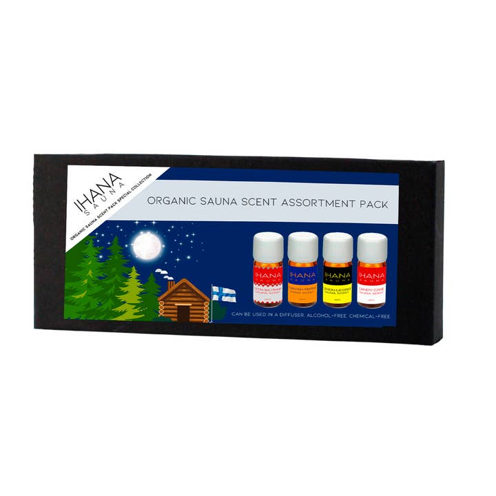IHANA Organic Sauna Scent Special Collection Assortment for wholesale by Ihana Luonto Pro
