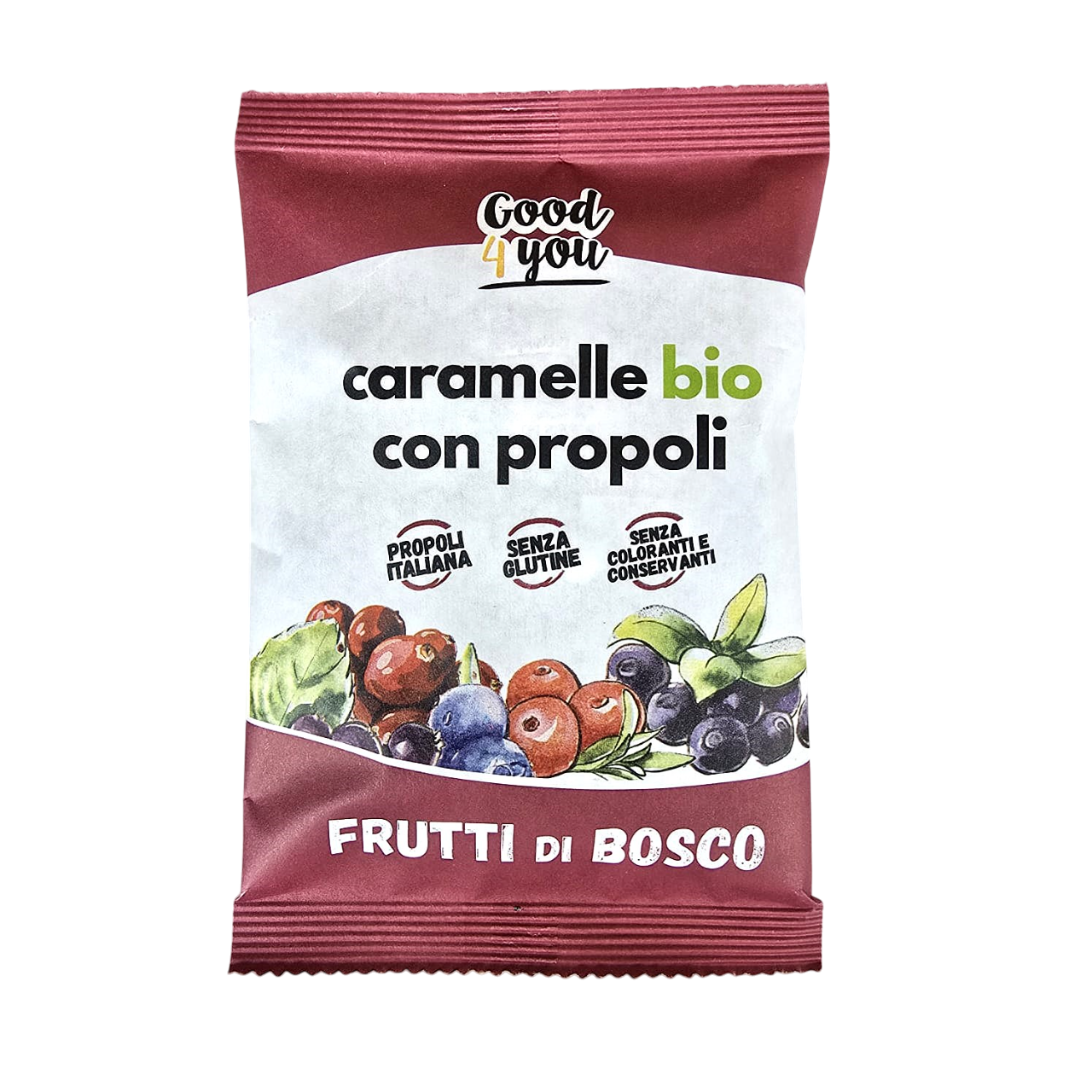 KONTAK Srl – wholesale Boiled sweets – CANDIES with wrapped Propolis 70 g bags1