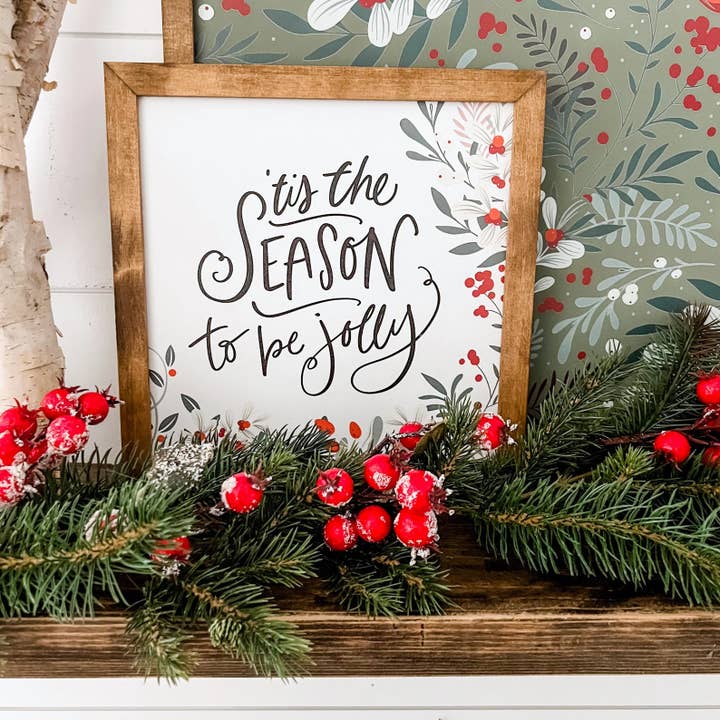 WillowBee Signs & Designs - Wholesale Sign - Christmas Sayings with Winter Berries