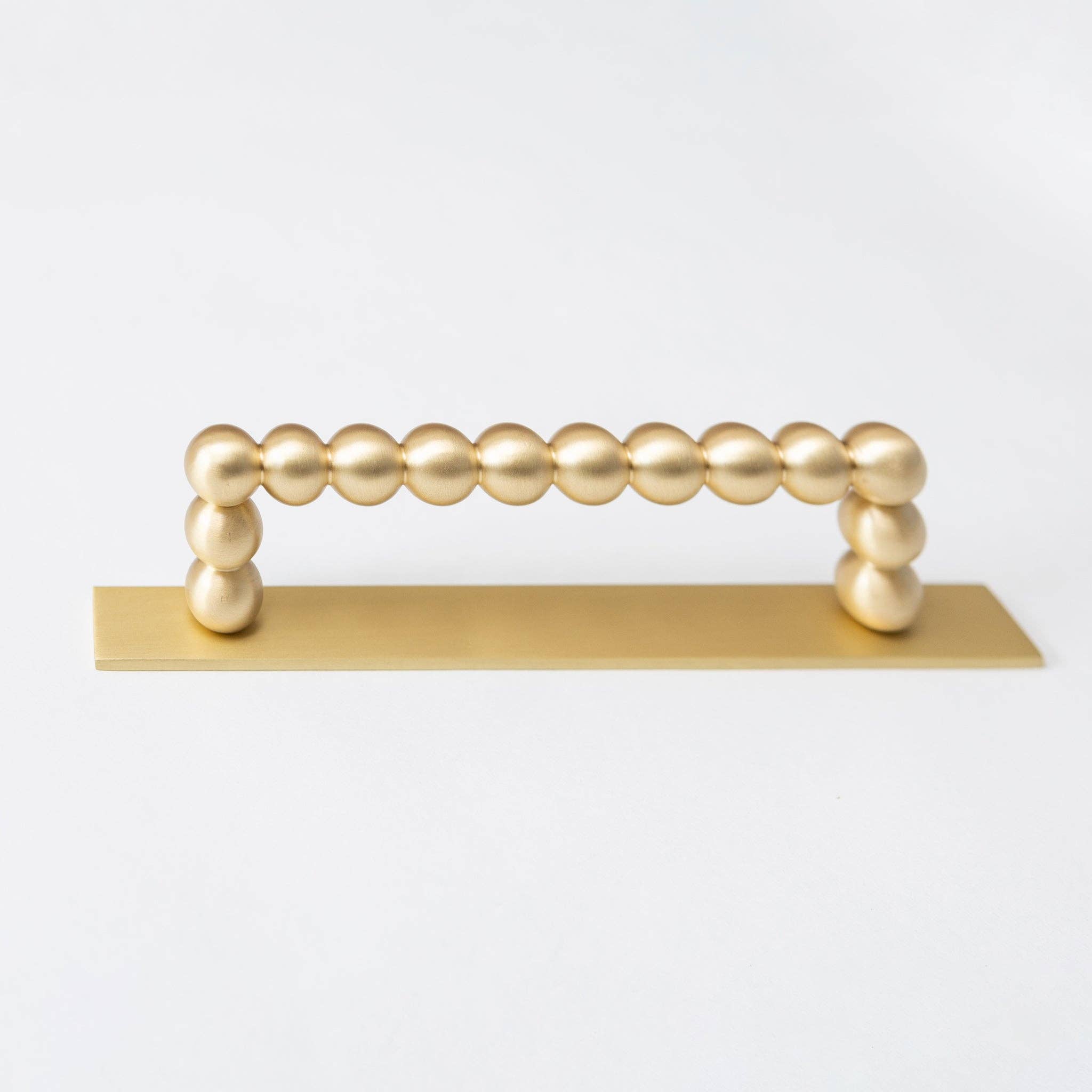 Brass bee – wholesale Knob/pull – Solid Brass Beaded Cabinet Pull Handles & Knobs - Satin Brass Finish34