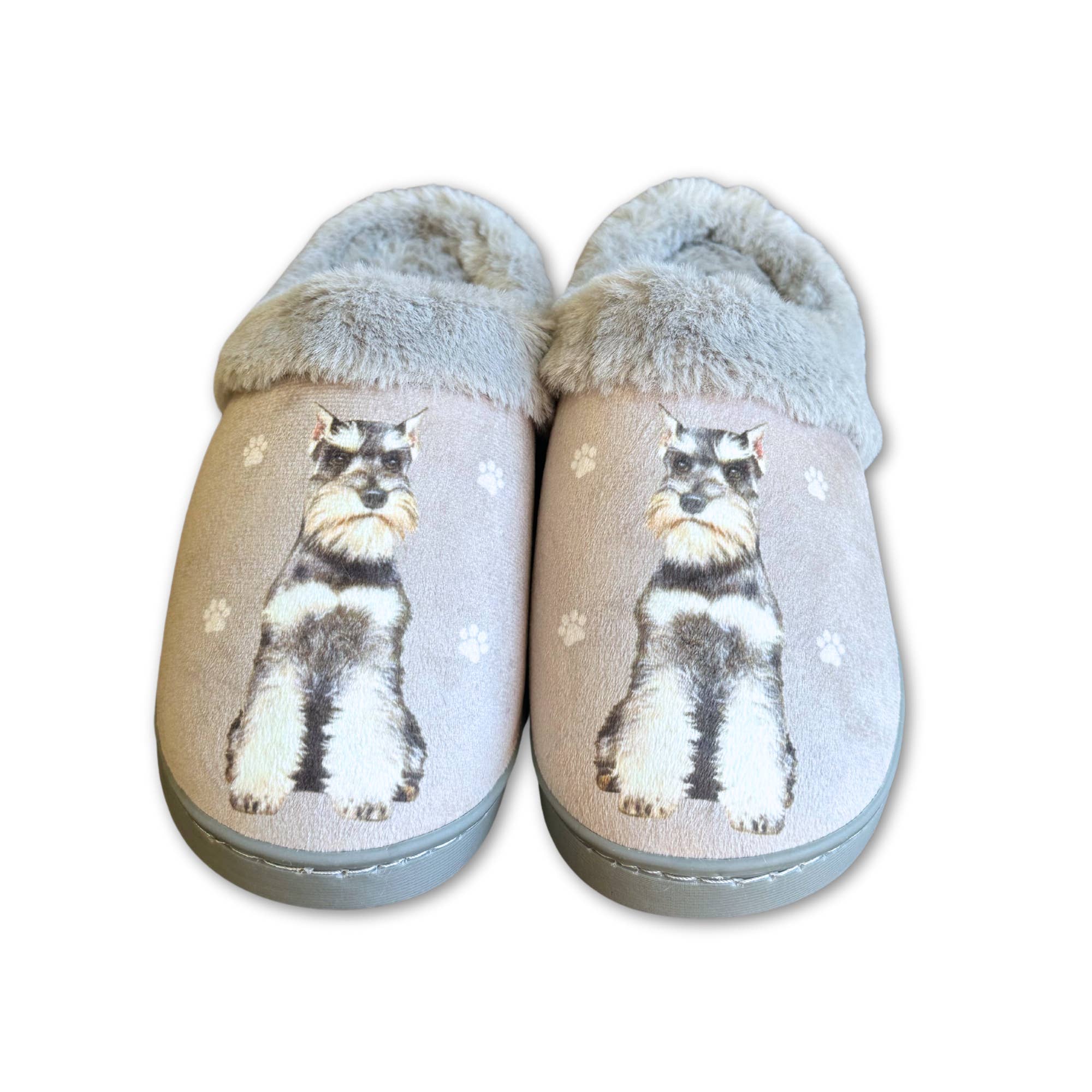 E&S Pets - Vente Chaussons – unisexe - Chaussons Schnauzer Snuggs - Confortables pour les amateurs d’animaux