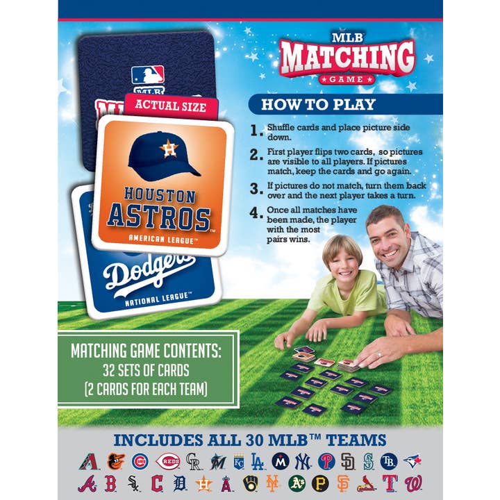Masterpieces Puzzles - Wholesale Card Game - MLB - League Matching Game2