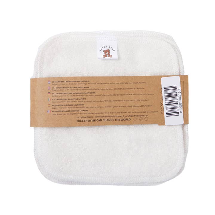 HappyBear Diapers - Wholesale Face & Body Wipes - Baby wipes set - 10 pieces | Botanical3