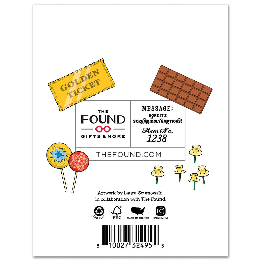 THE FOUND - Wholesale Birthday Card - Wonka Birthday Card2