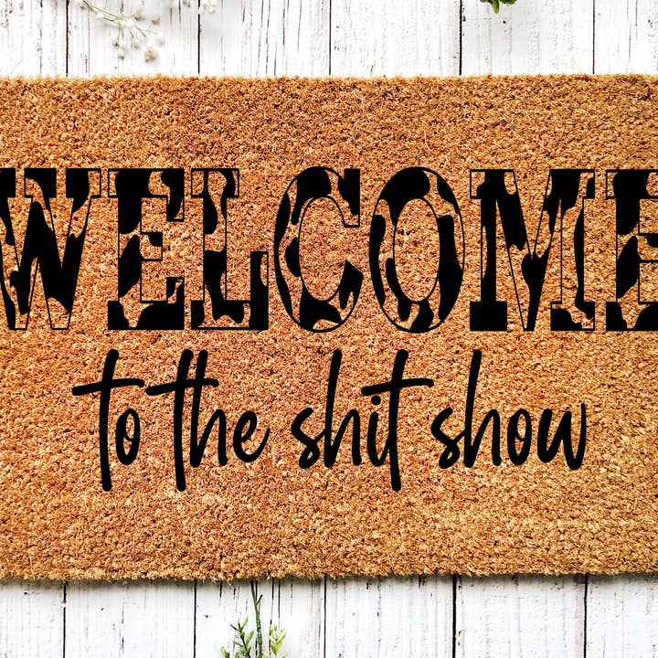 Rolig dörrmatta, Koir dörrmatta, Välkomstmatta, Inflyttningsgåva, för wholesale av DecoExchange