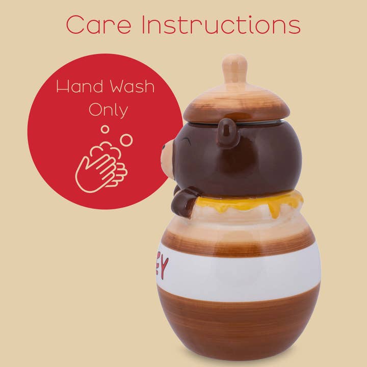 EAST AVENUE - Wholesale Biscuit jar - Cookie Jar HoneyBear Heavy Dolomite2