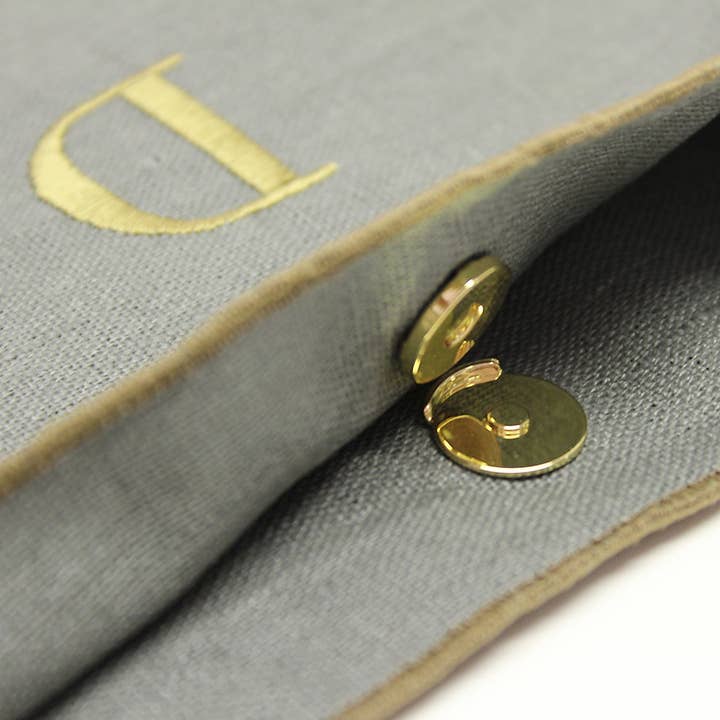 Giardino Segreto - Wholesale Clutch Bag - Women's - CUSTOMIZABLE stain-resistant linen clutch10