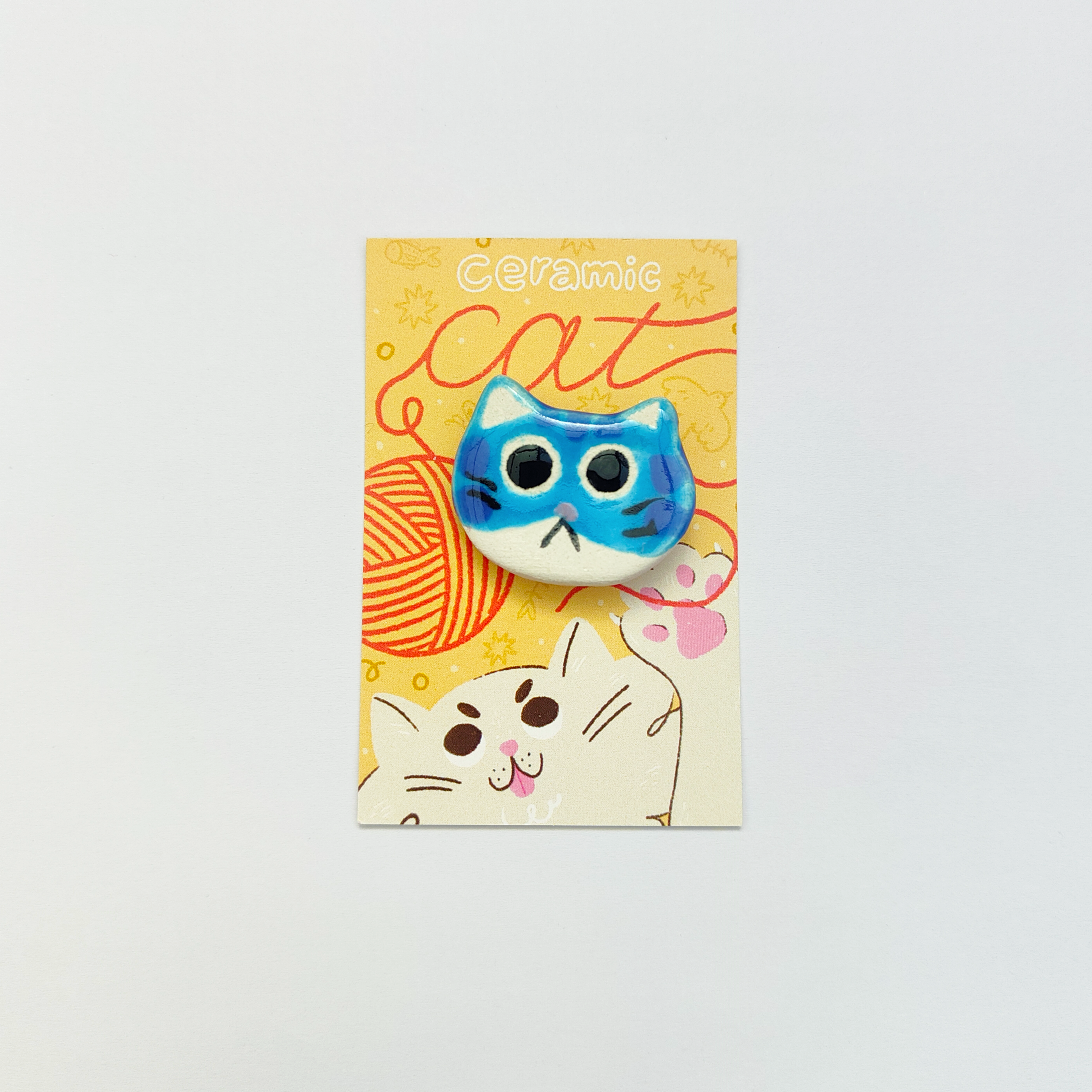 Mimo - Vendita all'ingrosso Spilla da bavero - Spilla in ceramica a forma di gatto3