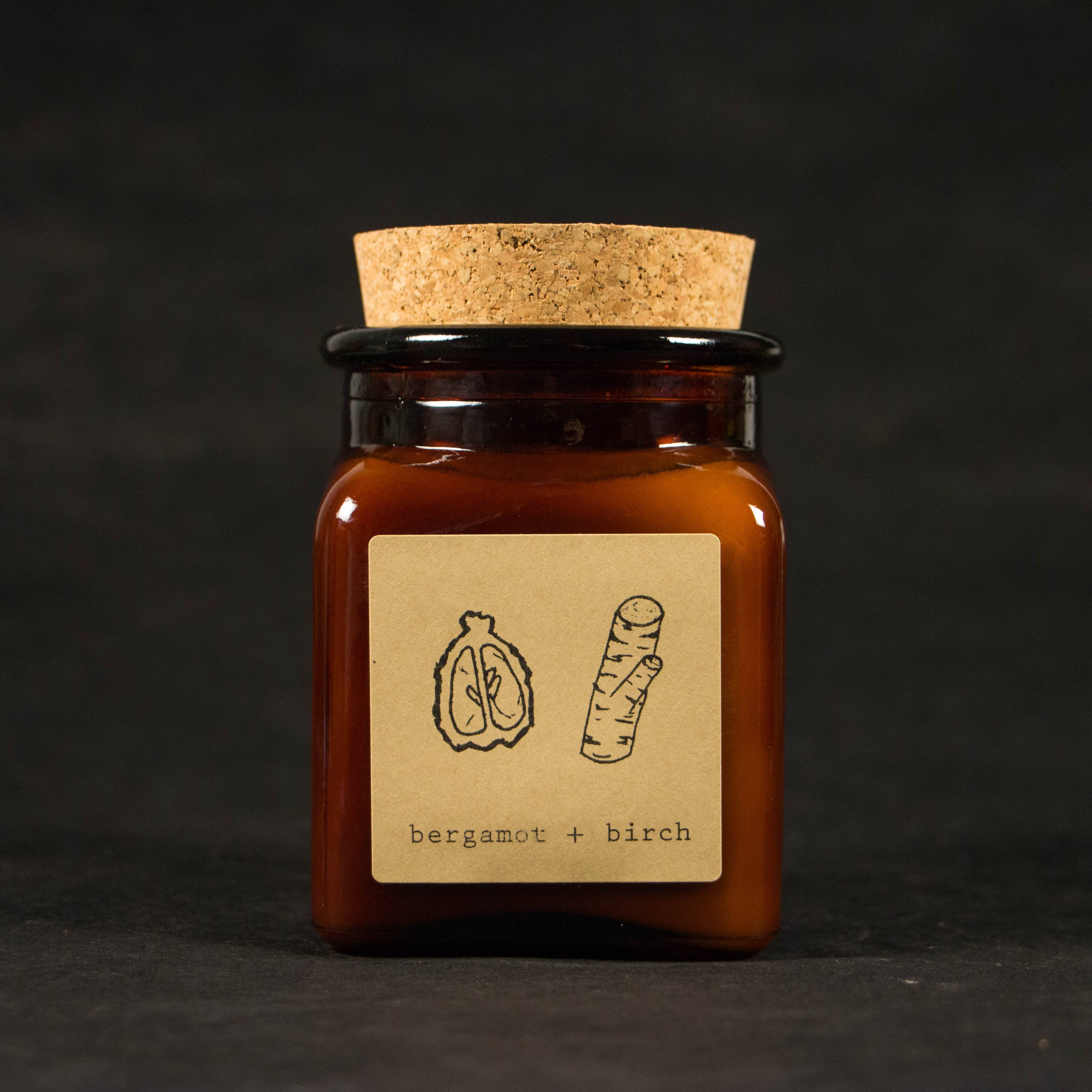 Moonrise Candle Co. - Wholesale Jar/Filled Candle - Bergamot + Birch1