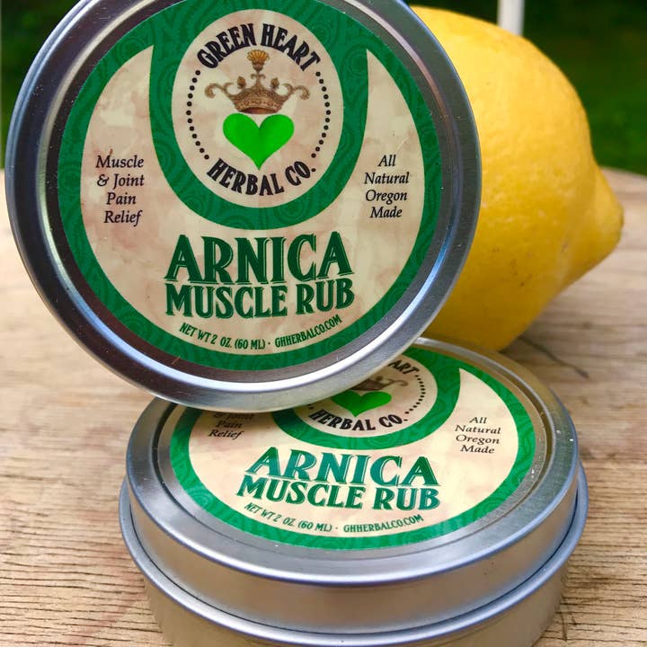 Green Heart Herbal Co. - Vente Crème/baume/pommade cicatrisante - Rub Arnica2