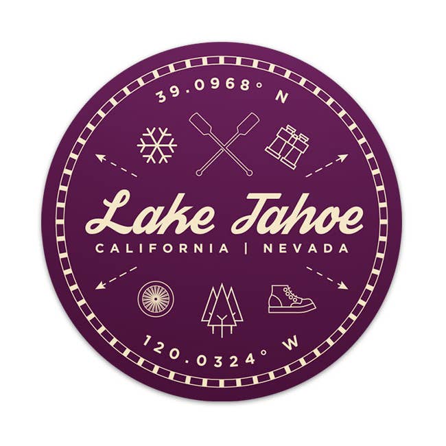 Pegatina del lago Tahoe para venta al por mayor de FERAL