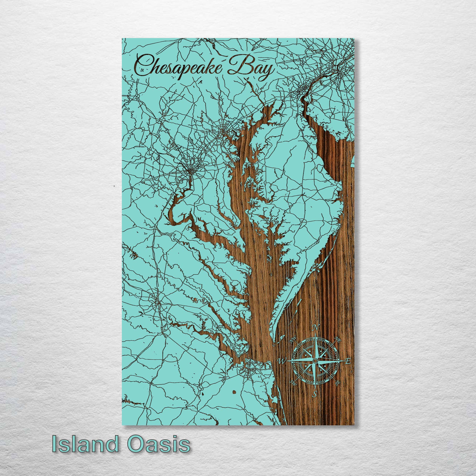 Fire & Pine - Wholesale Map - Maryland: Chesapeake Bay Map2