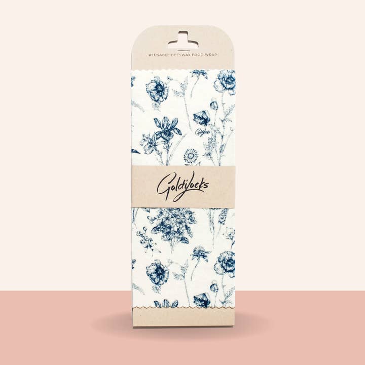 Beeswax Food Wraps: Vintage Botany Single Medium for wholesale by Goldilocks Goods