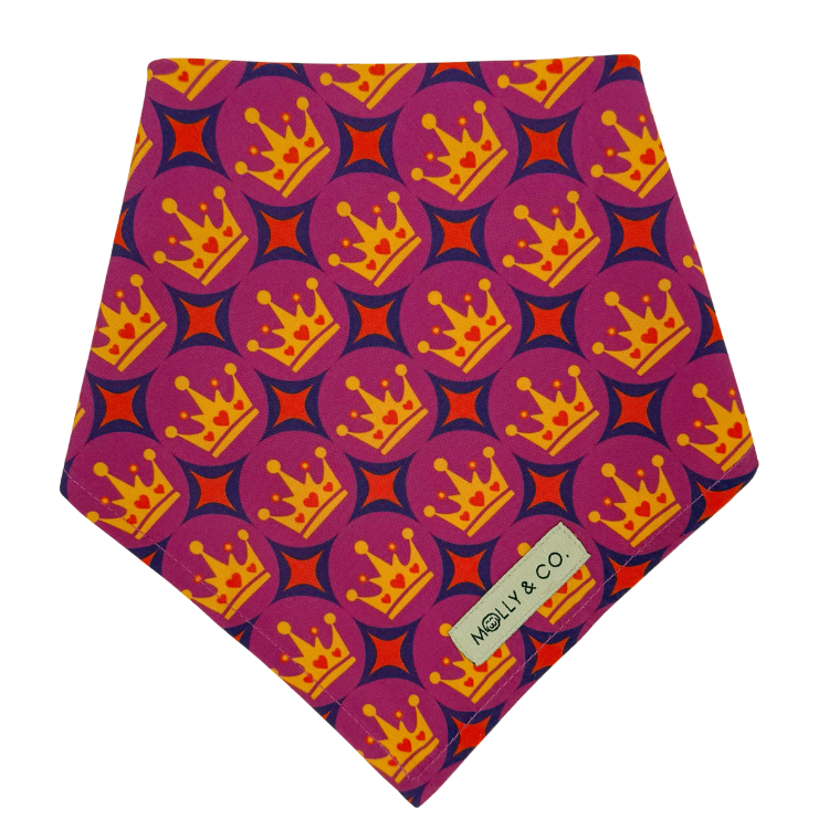 Molly & Co. - Wholesale Pet Bandana - Dog - Royal Queen - Dog Bandana1