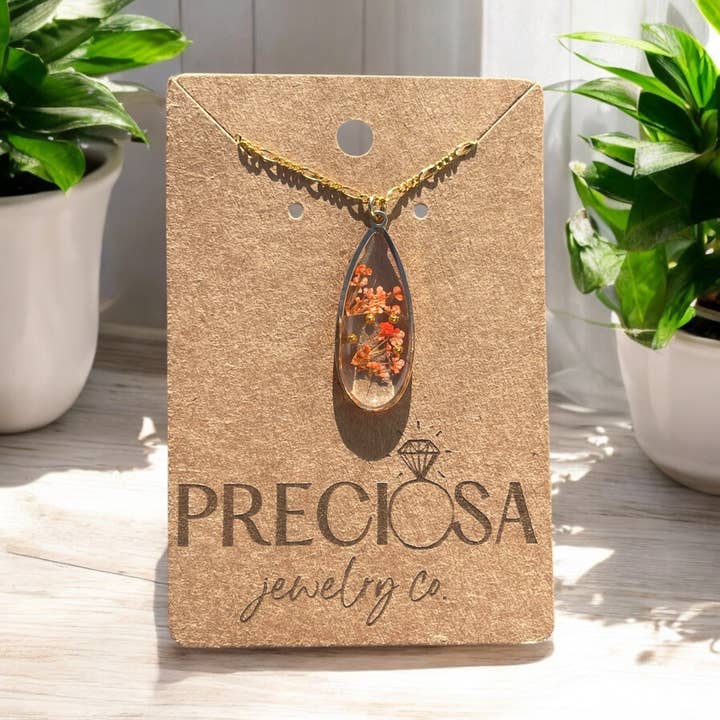 Preciosa Jewelry Co. - Vendita all'ingrosso Collana con ciondolo/pendaglio - Merletto di Pietra del Sole Dorata