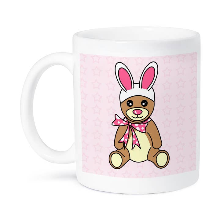 3dRose - Wholesale Coffee mug - 3dRose, Easter Cute Easter Teddy Bear with Bunny Ears, Mug8