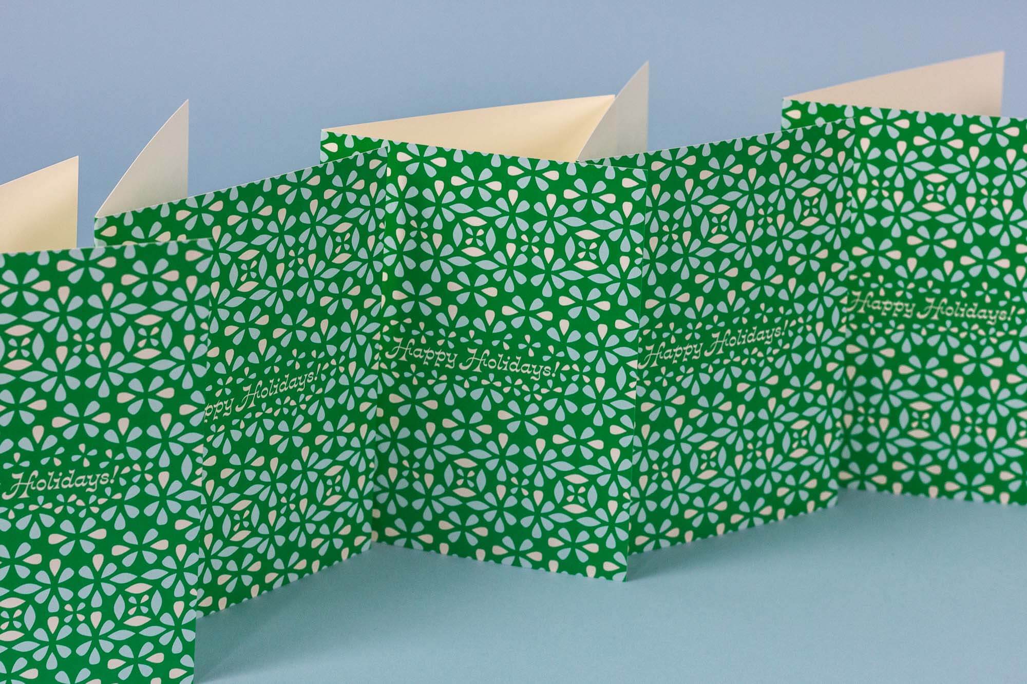 My Darlin' - Wholesale Season's Greetings Card - Frosty Holidays • Snow Frost Pattern Holiday Card or Set1