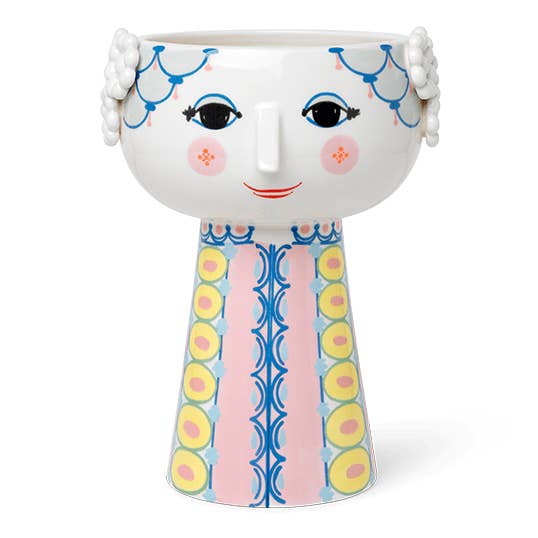 Bjørn Wiinblad - Eva - 9.3" Long Base Cermaic 3D Flowerpot and other Purchase Wholesale wijn. Free Returns & Net 60 Terms on Faire trending on Faire.