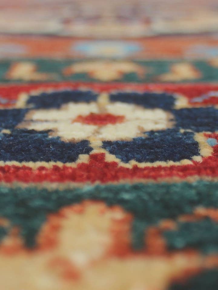 Aria Mehria Blå/Elfenben Tæppe, 10'1 „x 13'10" for engroshandel hos Noori Rug