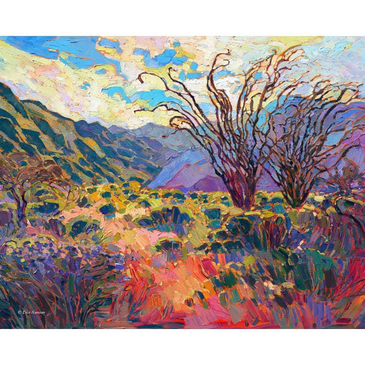 "Borrego in Bloom" 16x20 Paper Print for wholesale by Erin Hanson