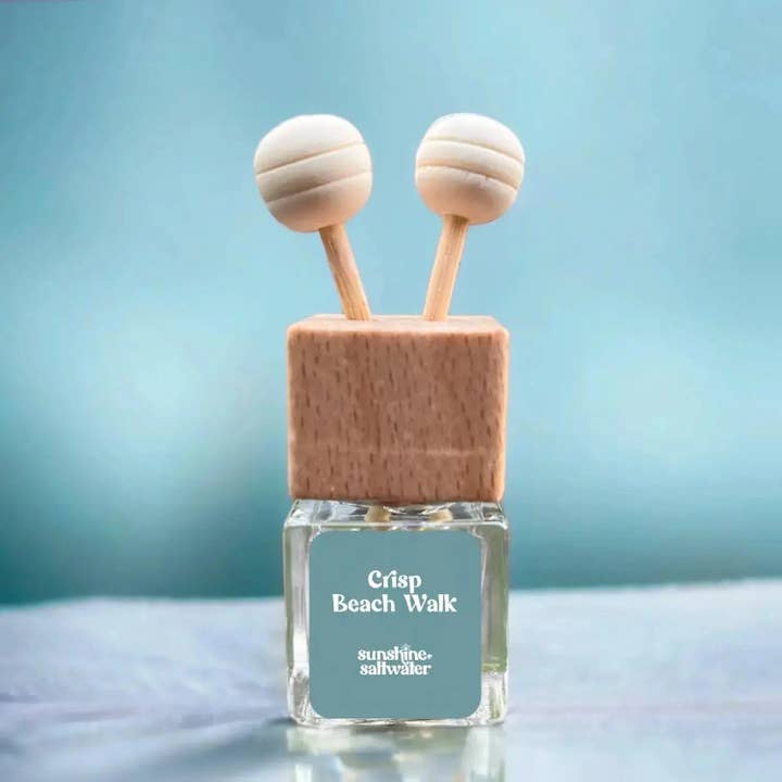 Sunshine + Saltwater - Wholesale Car Freshener - Unisex - Crisp Beach Walk | Car Diffuser1