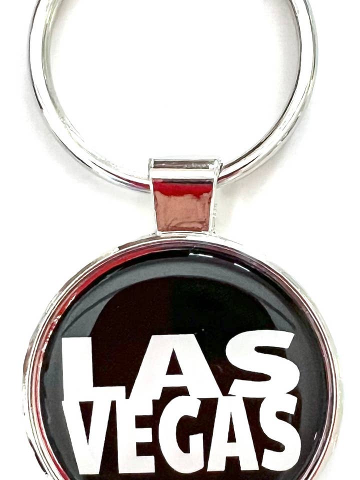 Las Vegas Graphic Keychain | Las Vegas Souvenir for wholesale by Mary Ellis
