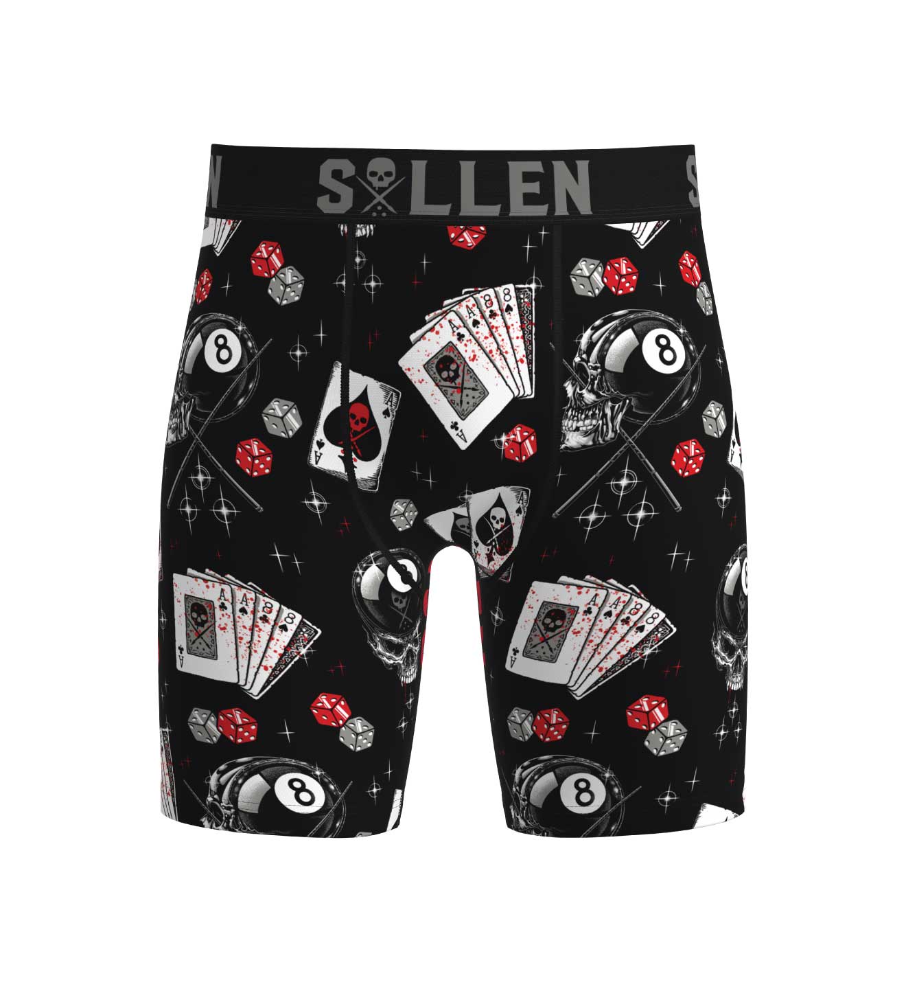 Sullen Clothing - Wholesale Underwear - Men's - Tragic eight ball boxers1