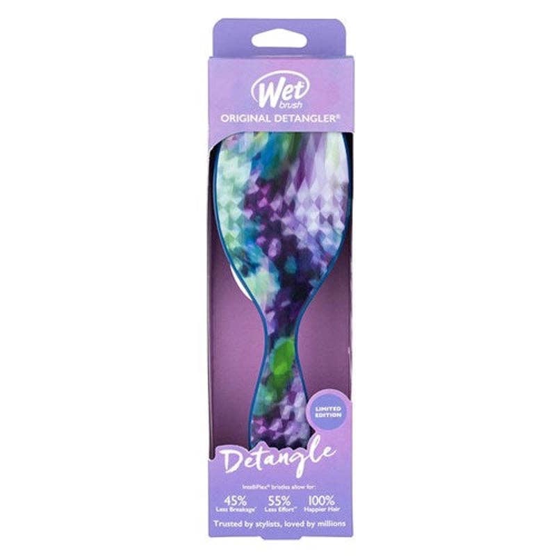 Beauty Goddess – wholesale Hair brush/comb – Wet Brush Swirling Stars Original Detangler Wild Violet2
