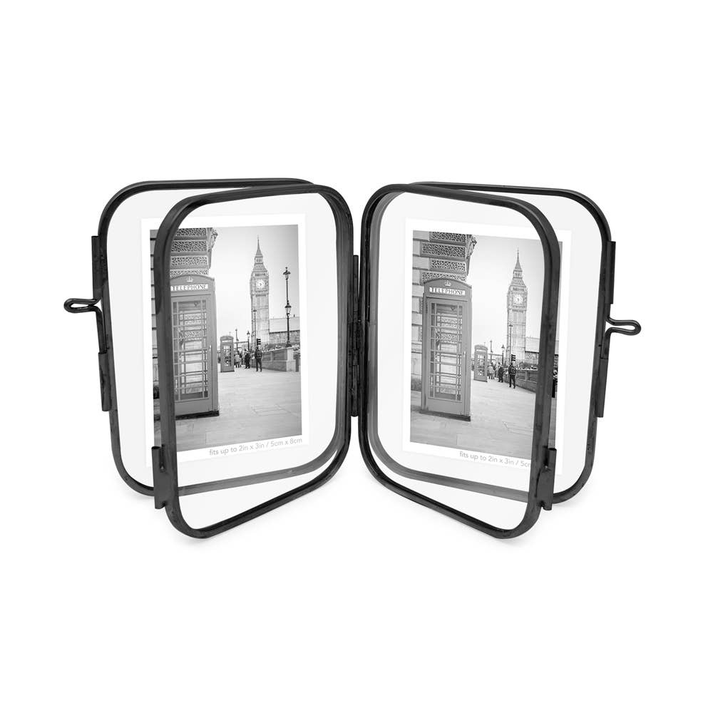 Isaac Jacobs International - Wholesale Picture Frame - Isaac Jacobs 2x3 Round-Edged Floating Frame with Locket4