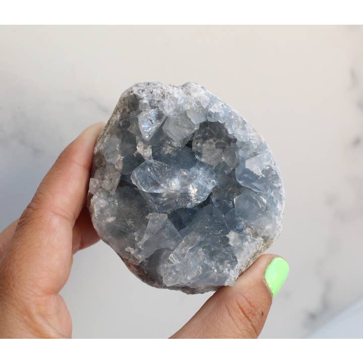 Panache - Wholesale Spiritual Stone/Crystal - Celestite geode cluster4