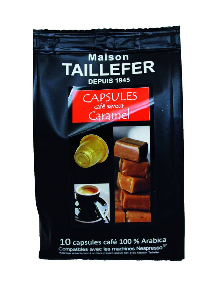 BOLSA DE CAFÉ CARAMELO DE 10 CÁPSULAS para venta al por mayor de MAISON TAILLFER